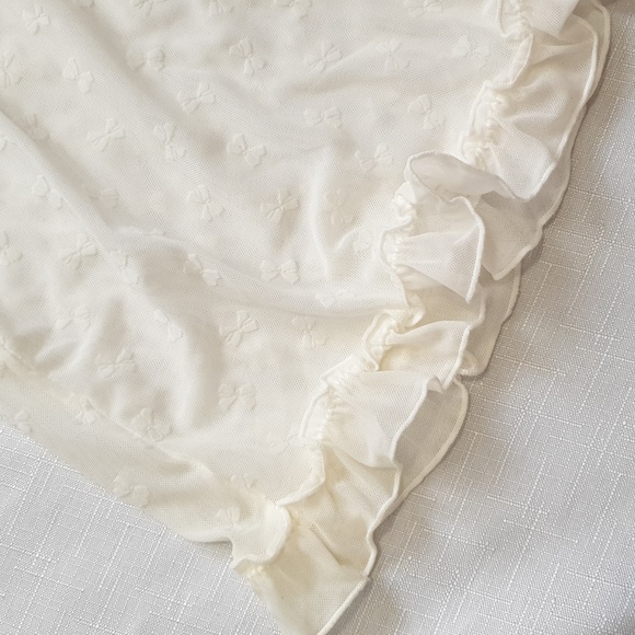 Serra sheer cream chemise Size M - Picture 6 of 10